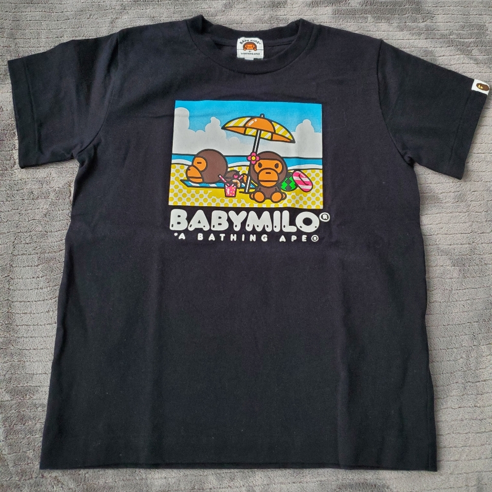 Authentic Bape Kids Tee - sz 130